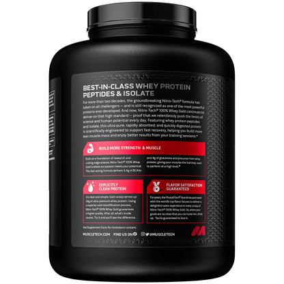 Whey Protein Powder MuscleTech Nitro-Tech Whey Gold Protein Powder Whey Protein MuscleTechUS supplements