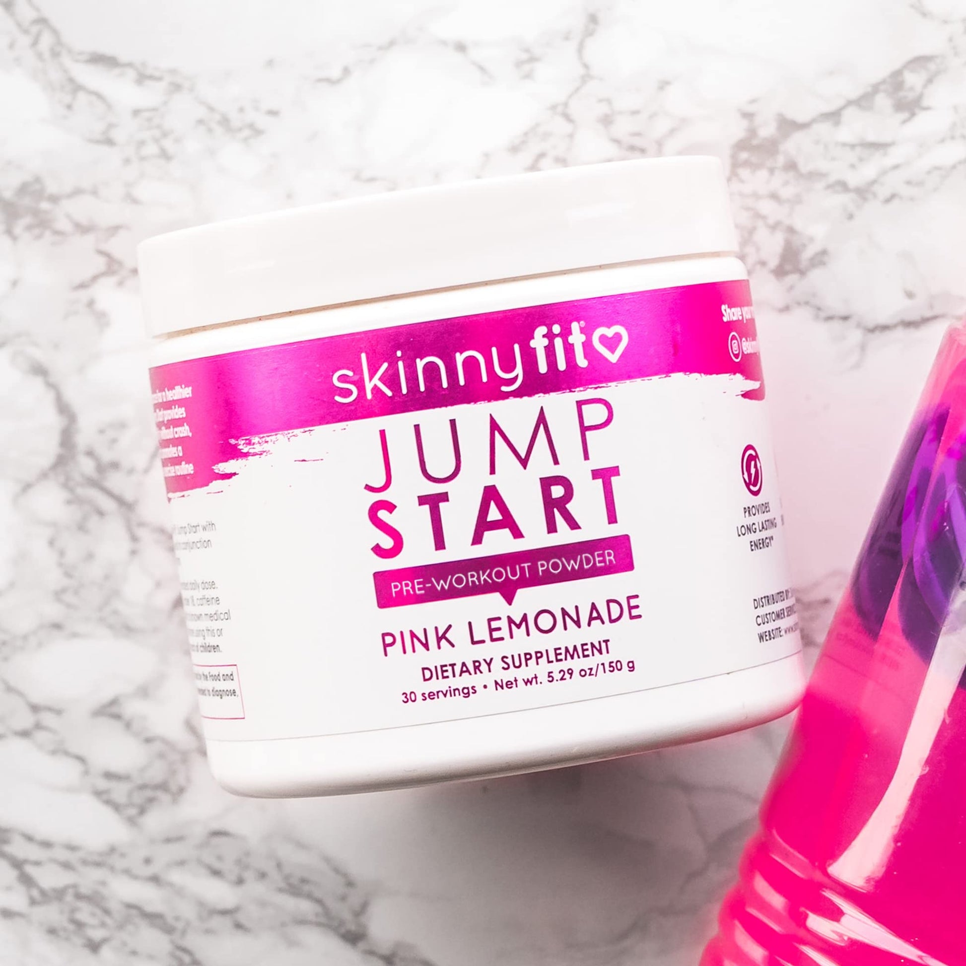 SkinnyFit Jump Start Pre Workout Supplement for Women 30 Servings - Creatine Free SkinnyFitAu supplements