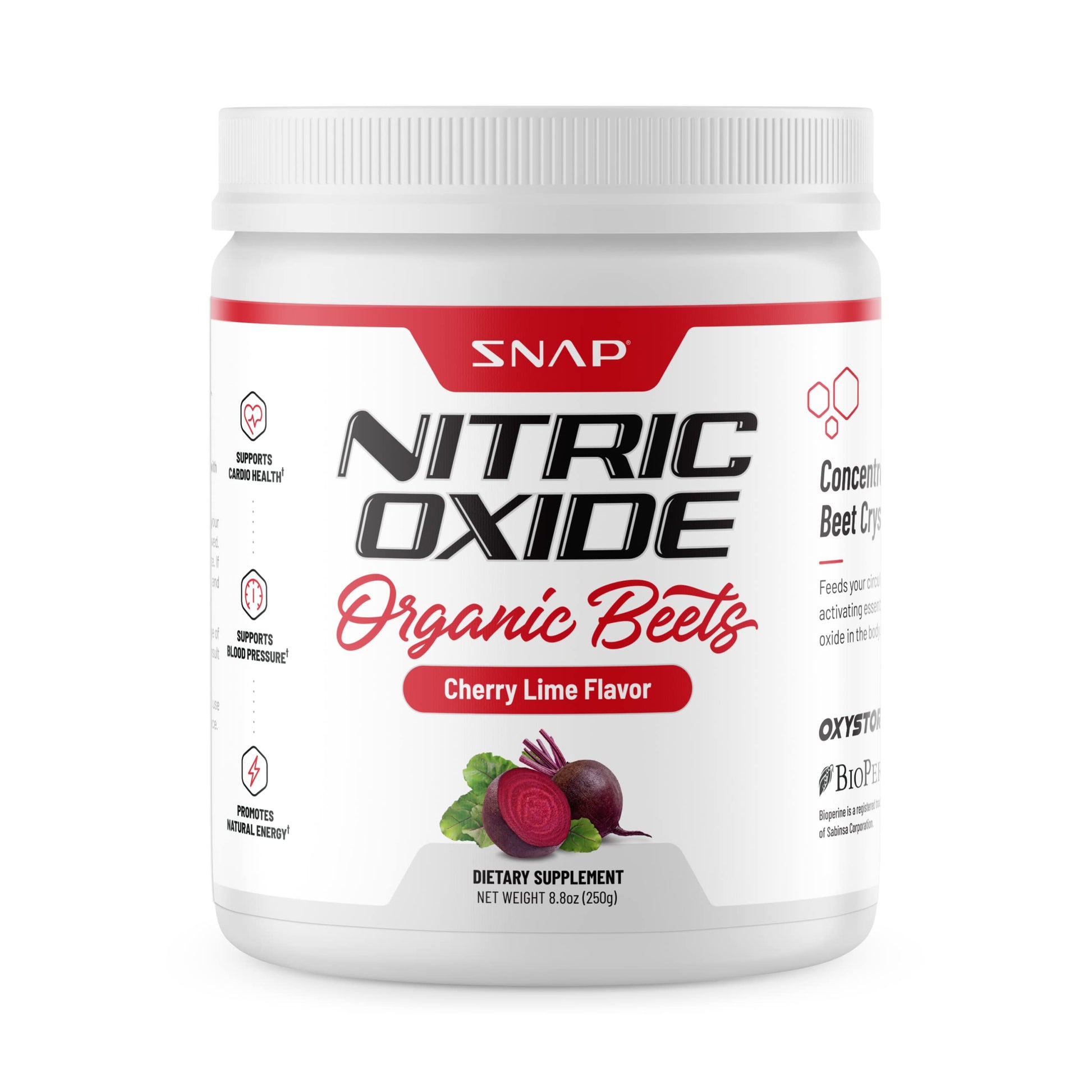 Snap Supplements USDA Organic Beet Root Powder, 3-in-1 Nitric Oxide Supplement Snap SupplementsAu supplements