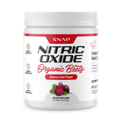 Snap Supplements USDA Organic Beet Root Powder, 3-in-1 Nitric Oxide Supplement Snap SupplementsUS supplements