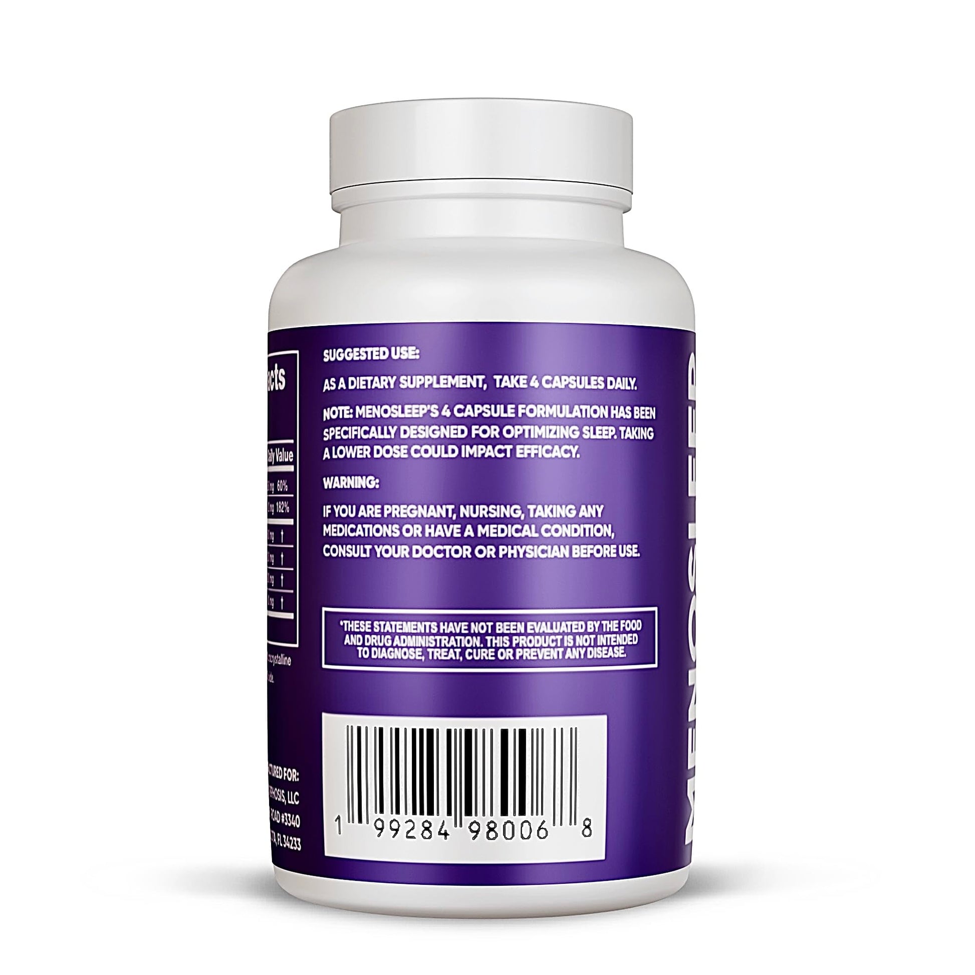 Meno Sleep Menopause Support Supplement: Clinically Proven Ingredients Improve Energy, Mood & Mental Clarity. Magnesium Glycinate, L-Theanine, Ashwagandha, Made in USA, Vegan, Hormone Free 120 Ct MenoMorphosisAu supplements