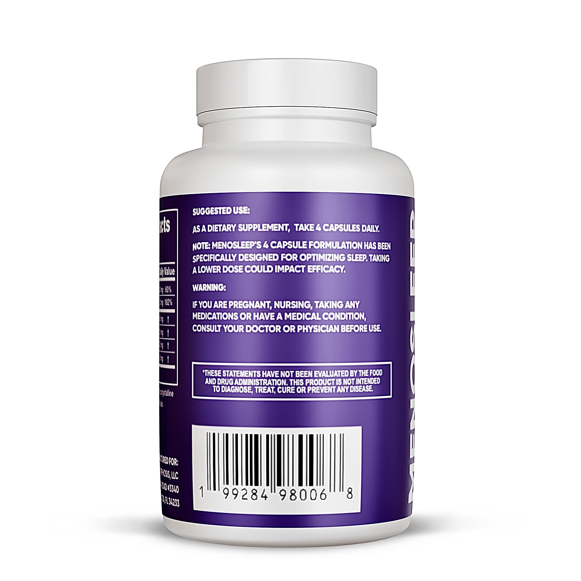 Meno Sleep Menopause Support Supplement: Clinically Proven Ingredients Improve Energy, Mood & Mental Clarity. Magnesium Glycinate, L-Theanine, Ashwagandha, Made in USA, Vegan, Hormone Free 120 Ct MenoMorphosisAu supplements