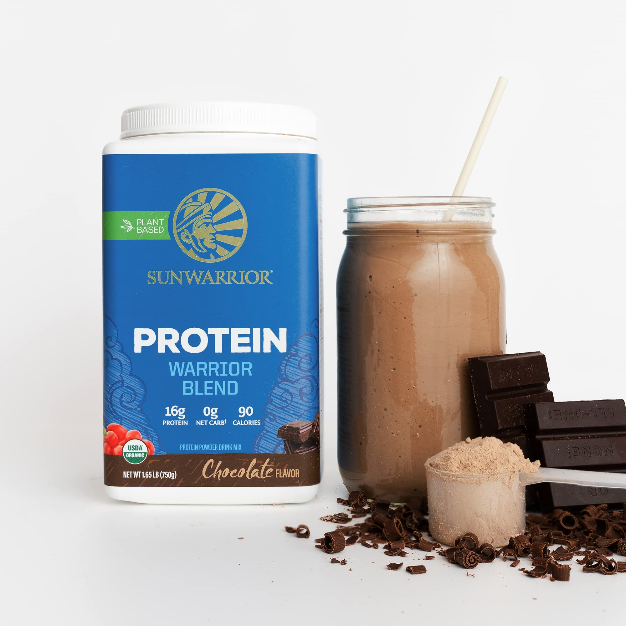 Vegan Organic Protein Powder Plant-based | BCAA Amino Acids Hemp Seed Soy SunwarriorUS supplements