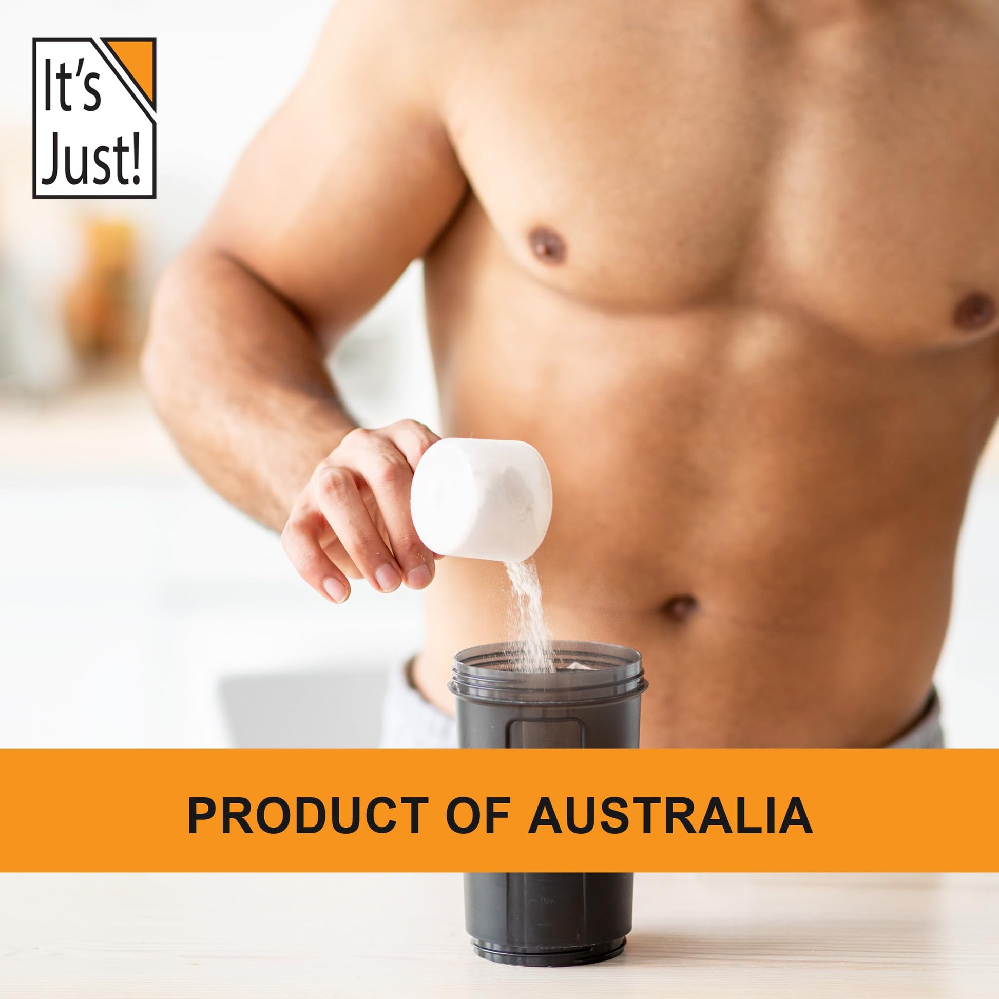 It's Just! - 100% Whey Protein Concentrate, Made in USA, Premium WPC-80, No Added It's Just!US supplements