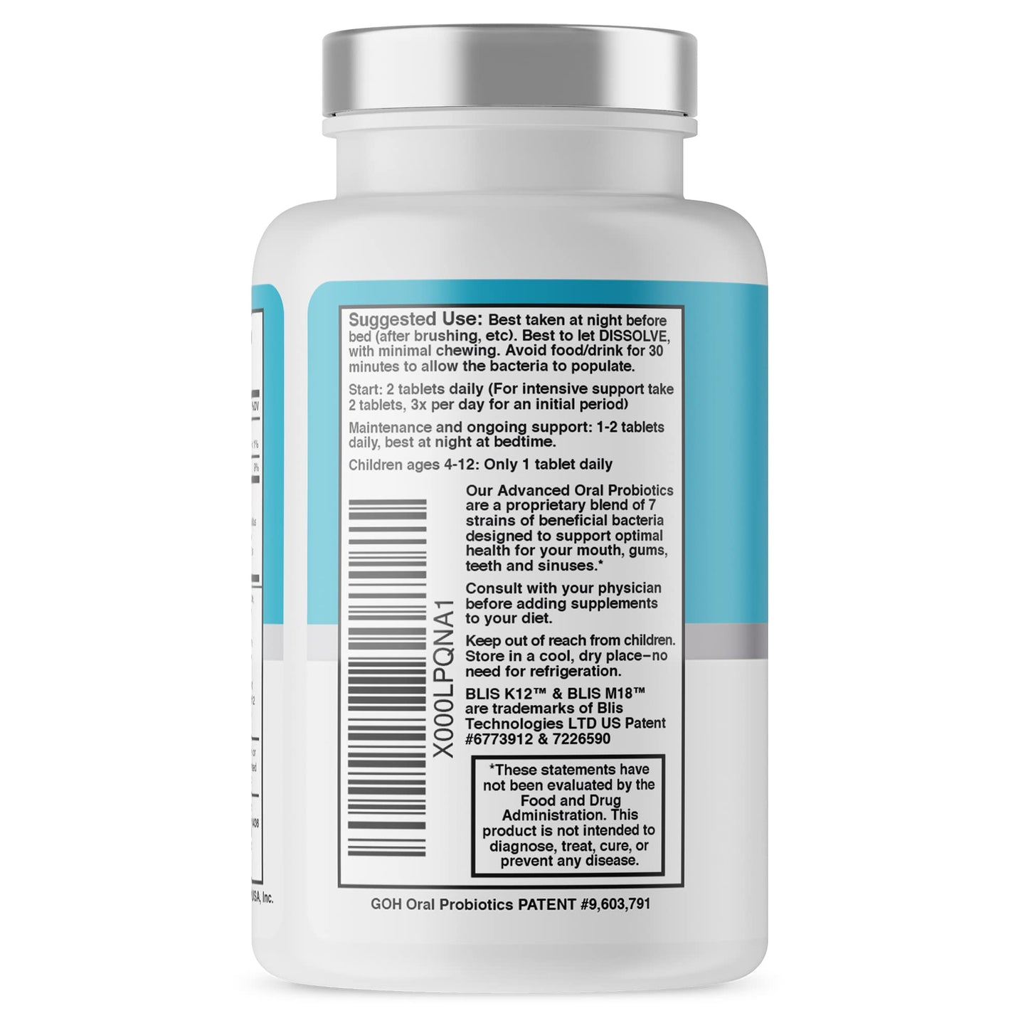 Oral Probiotics for Mouth Bad Breath Treatment for Adults: Dentist Formulated Advanced Great Oral HealthUS supplements