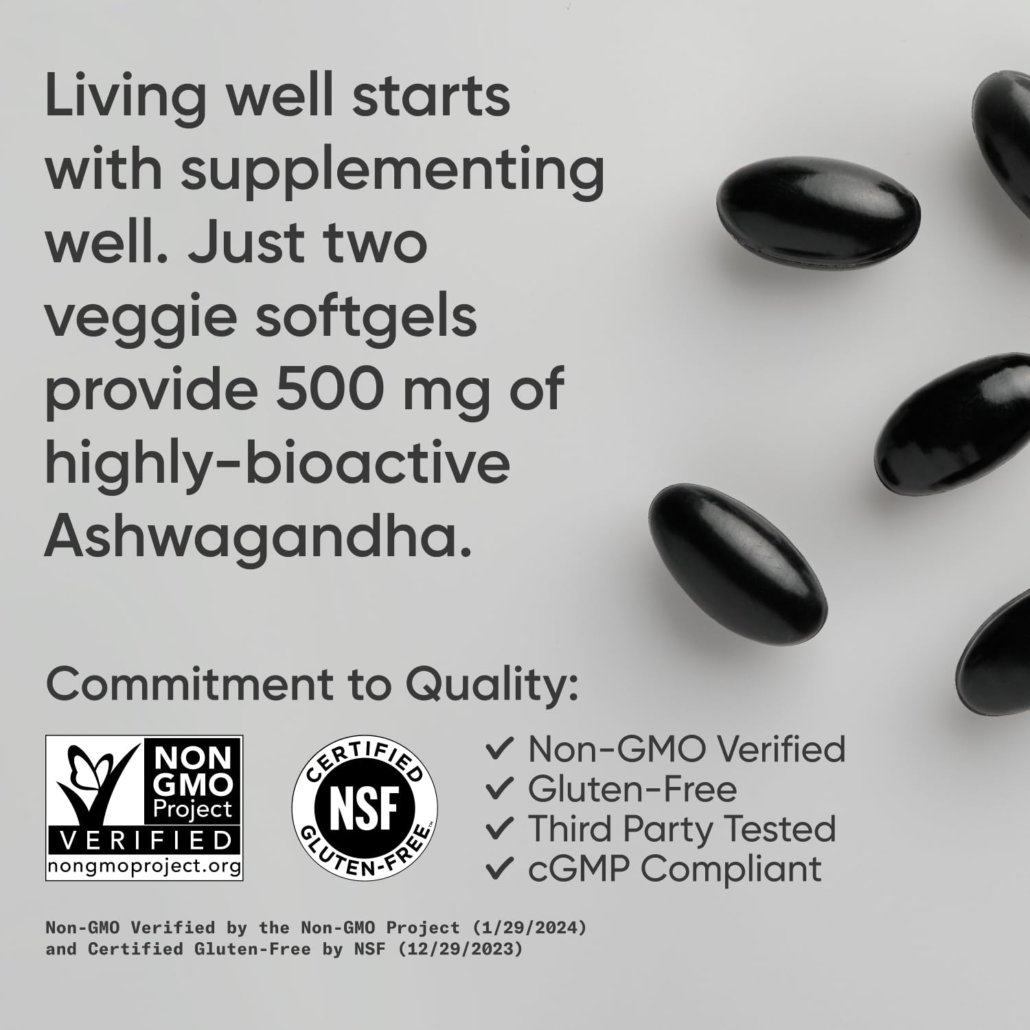 Sports Research® Ashwagandha Softgels with Coconut MCT Oil - Natural Adaptogen Sports ResearchAu supplements
