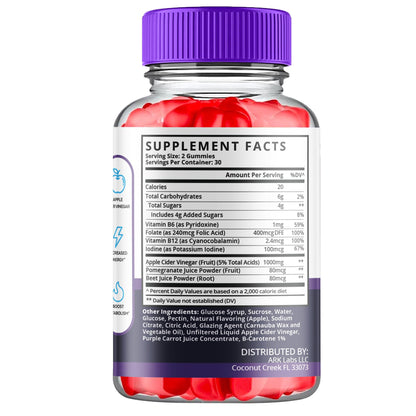 (5 Pack) Keto Ripped ACV Gummies, Keto Ripped ACV Gummies Advanced Weight Loss 1000MG Ark LabsUS supplements