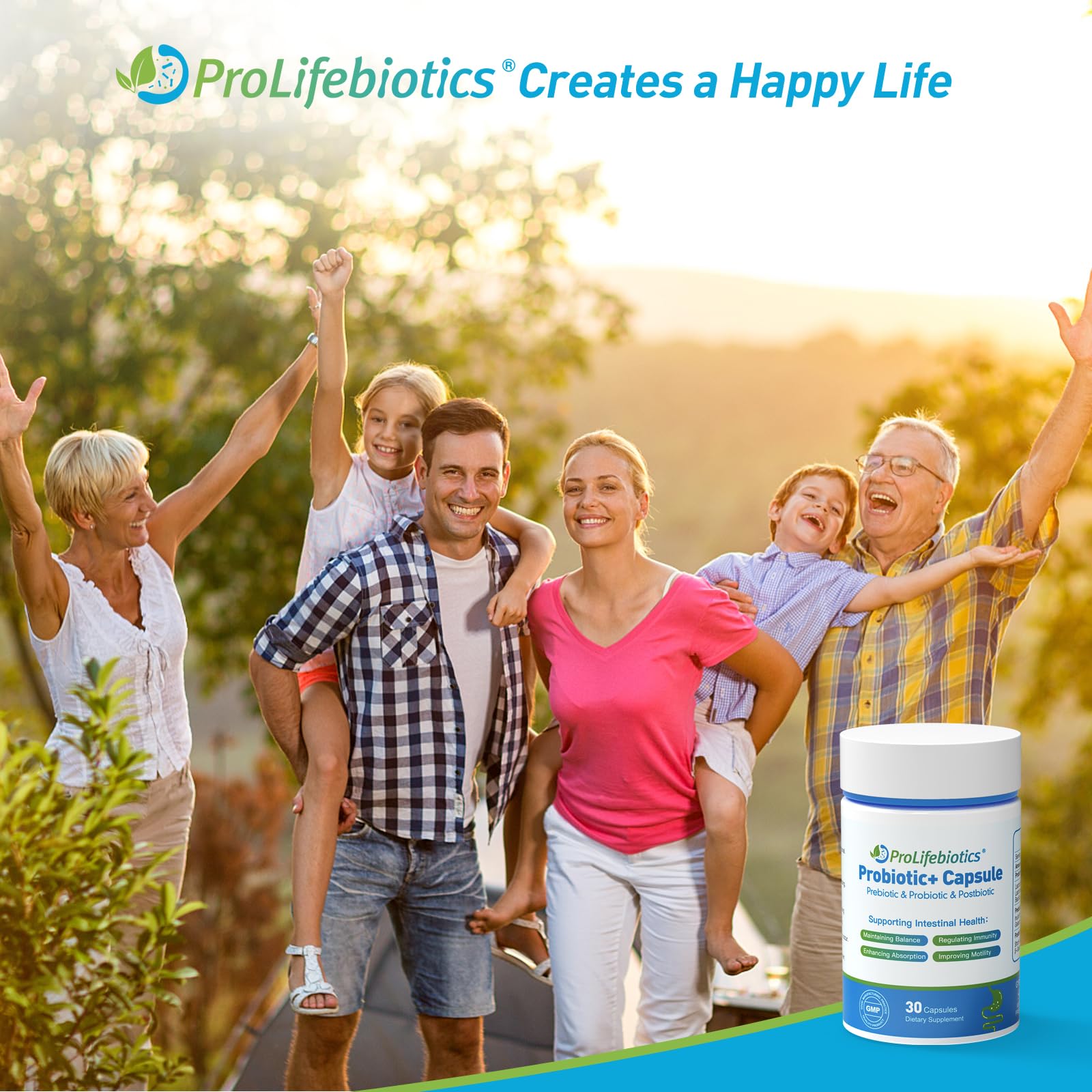3-in-1 Probiotics for Gut and Digestive Health,Immune Support,Supplements Supporting Occasional Constipation,Diarrhea,Gas,Bloating,Delayed-Released Designed to Thrive, 30 Vegan Capsules PROLIFEBIOTICSAu supplements