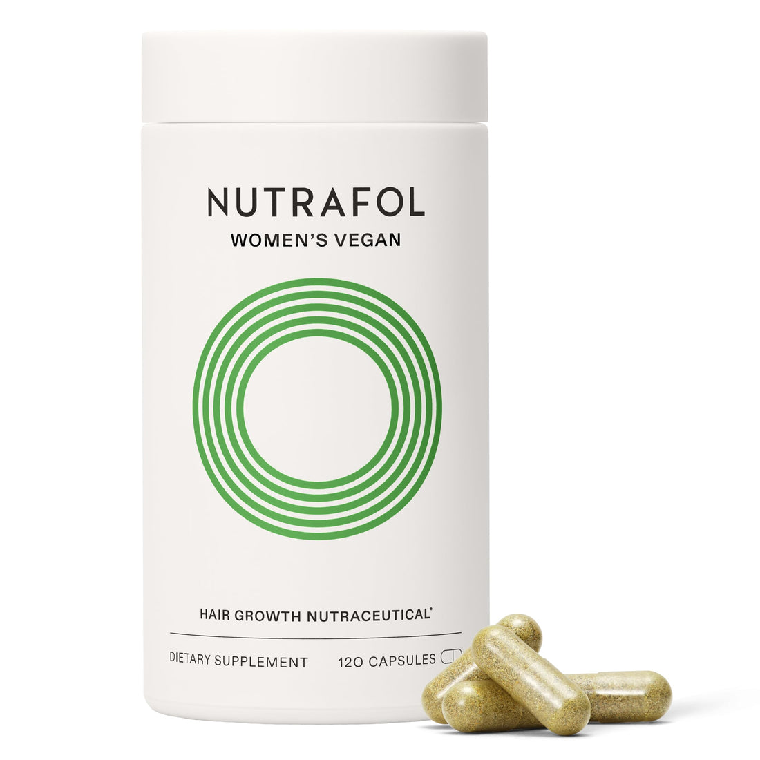 Nutrafol Women's Hair Growth Supplements, For Women 18-44 Years Old, Clinically Tested for Visibly Thicker, Stronger Hair, 100% Vegan Ingredients, NutrafolUS supplements