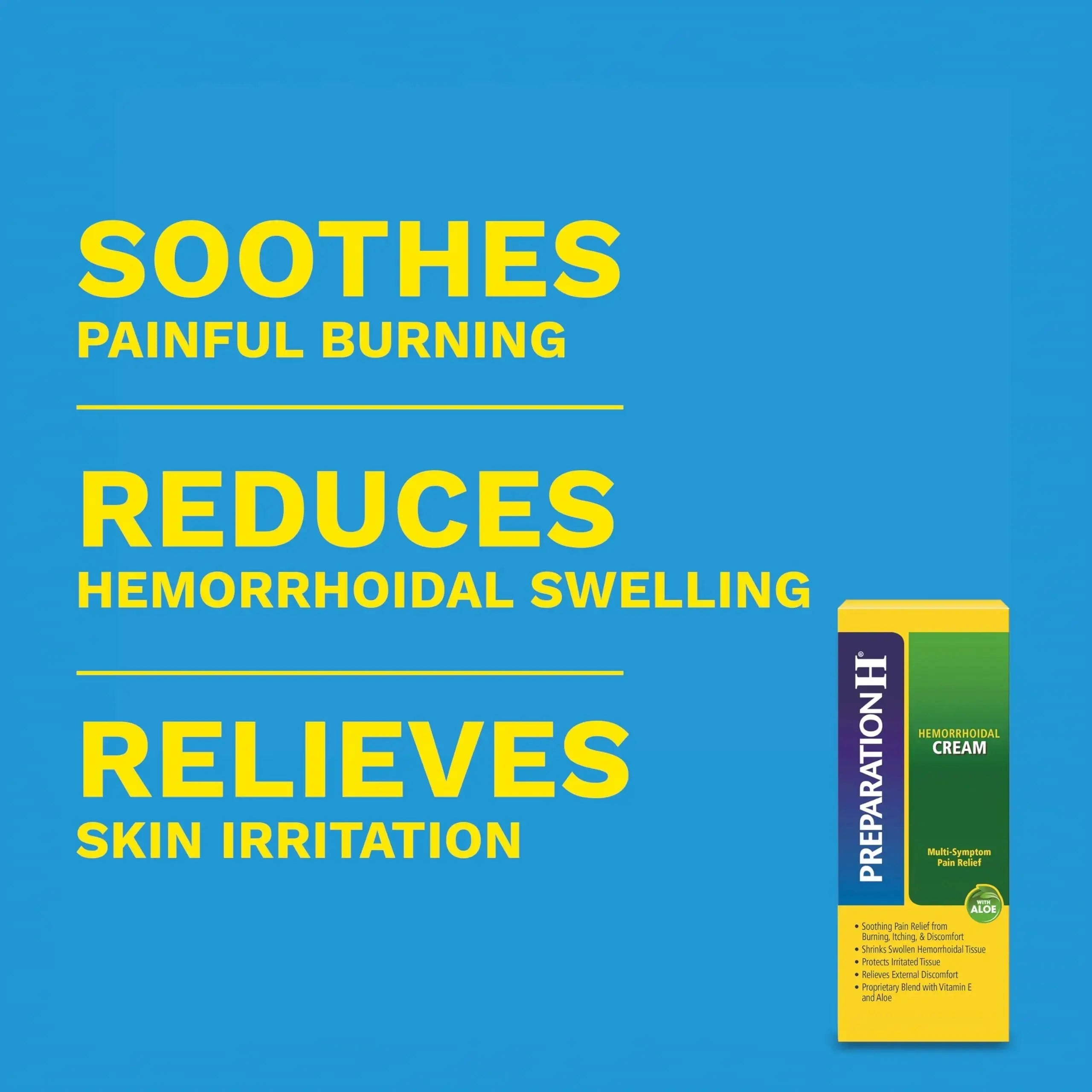 Preparation H Hemorrhoid Cream with Aloe for Multi-Symptom Relief - 1.8 Oz Tube Preparation HAu supplements