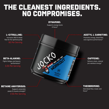 Jocko Pre Workout, Protein Powder, & Creatine Bundle (3 Pack) Jocko FuelUS supplements