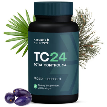 TC24 - Natural Supplement with Myrciaria Jaboticab, Lipophytol, Pygeum Africanum Extract & Boron | Non-GMO, Stimulant-Free, Easy-to-Take | Made in USA, GMP-Certified | 60 Capsules, 1 Month Supply Nature’s NutriWaveAu supplements