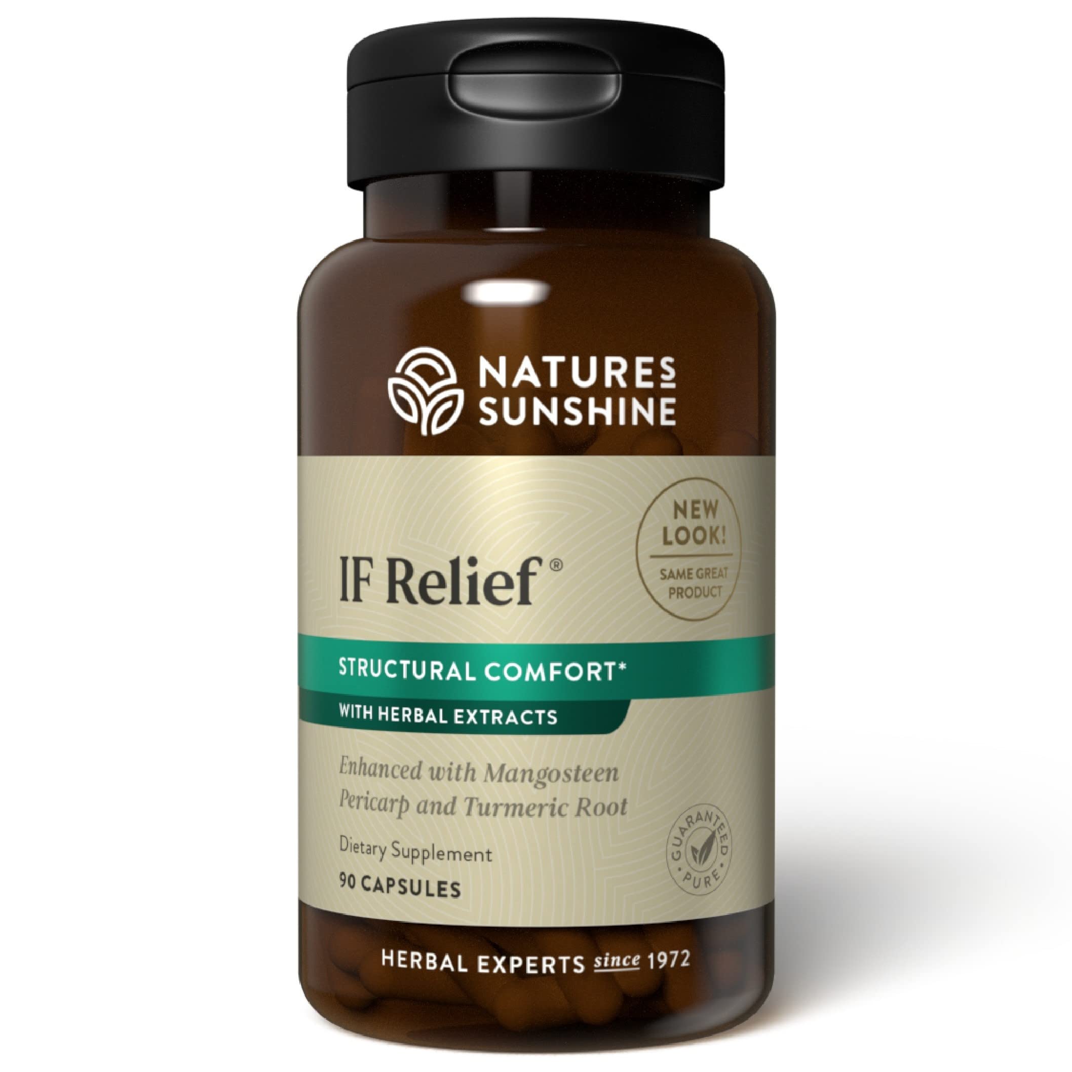 Nature's Sunshine IF Relief, 90 Capsules | Powerful Combination of Herbs That May Support The Body's Natural Process for Dealing with Muscle Pain Following Exercise Nature's SunshineAu supplements