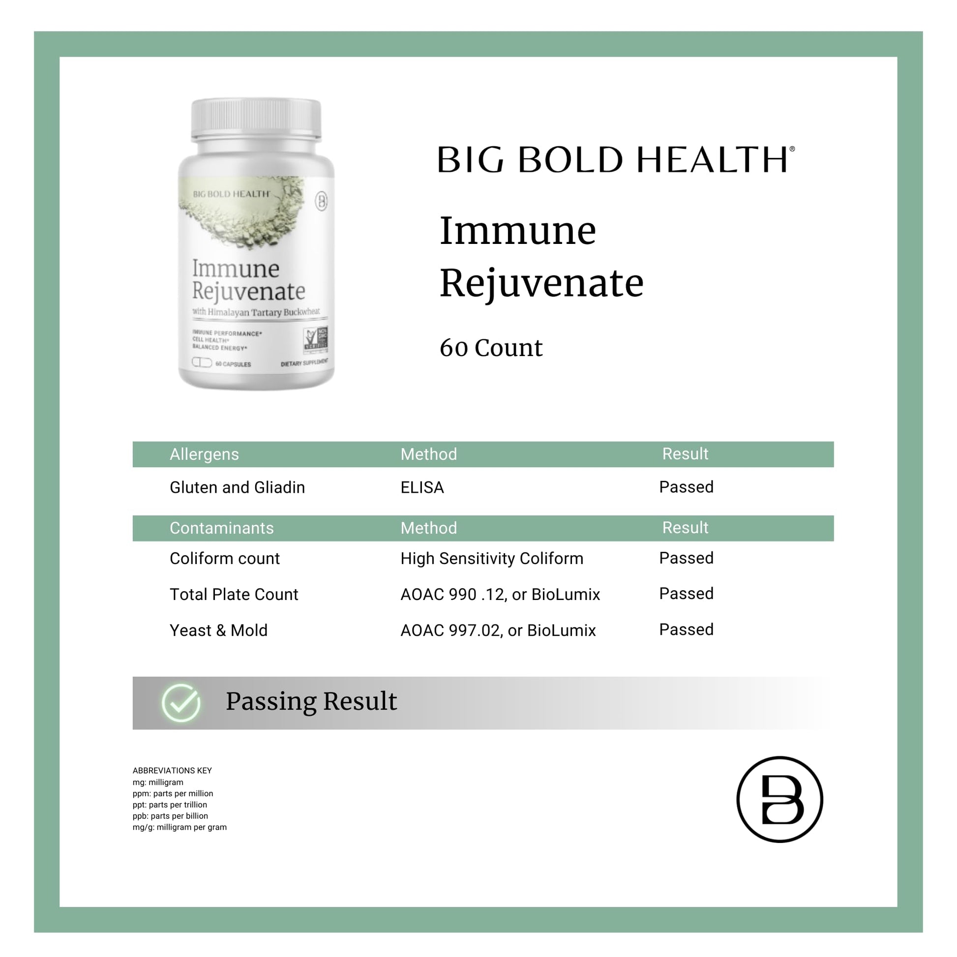BIG BOLD HEALTH HTB Immune Rejuvenate - Polyphenols Supplement for Immune Support with Himalayan Tartary Buckwheat - Gluten Free, Dairy Free, Non-GMO Formula - 60 Vegetarian Capsules BIG BOLD HEALTHAu supplements