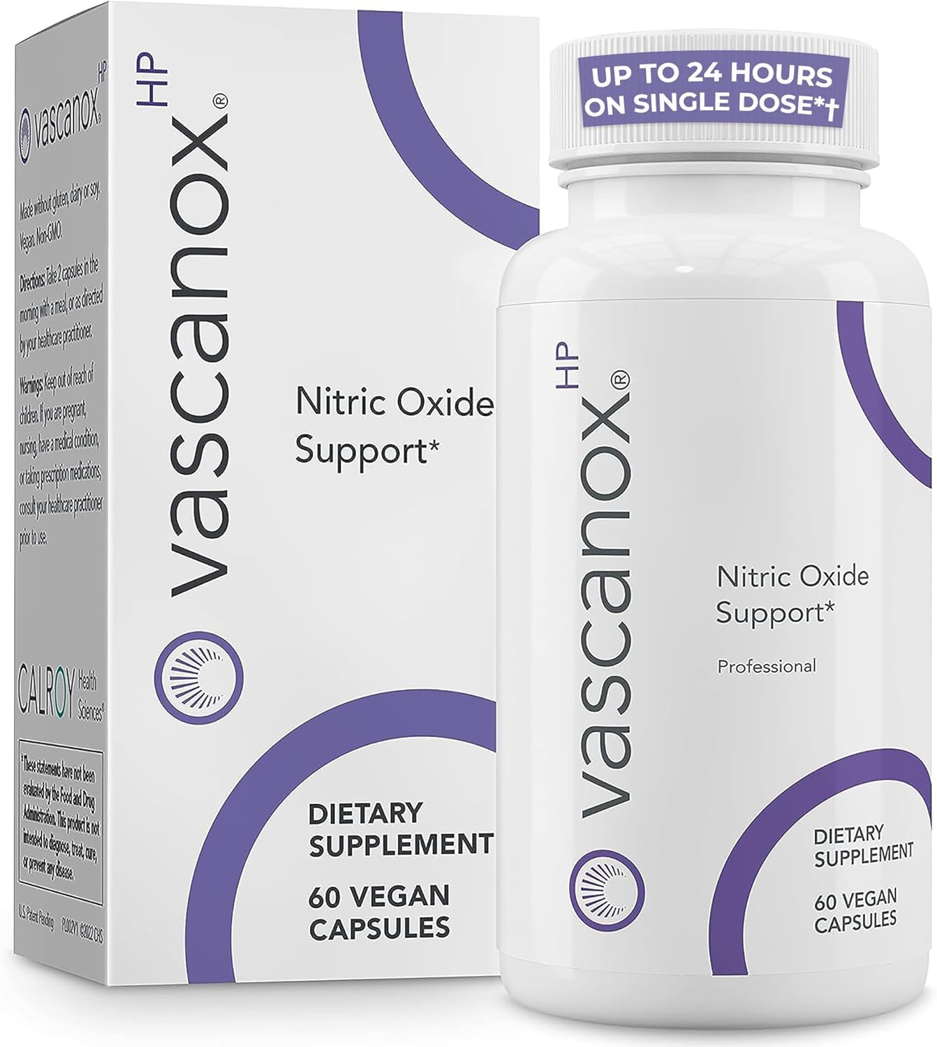 Calroy Health Sciences Vascanox HP - Next Generation Nitric Oxide Support - Up to 24 Hours on Single dose*+ Calroy Health SciencesUS supplements