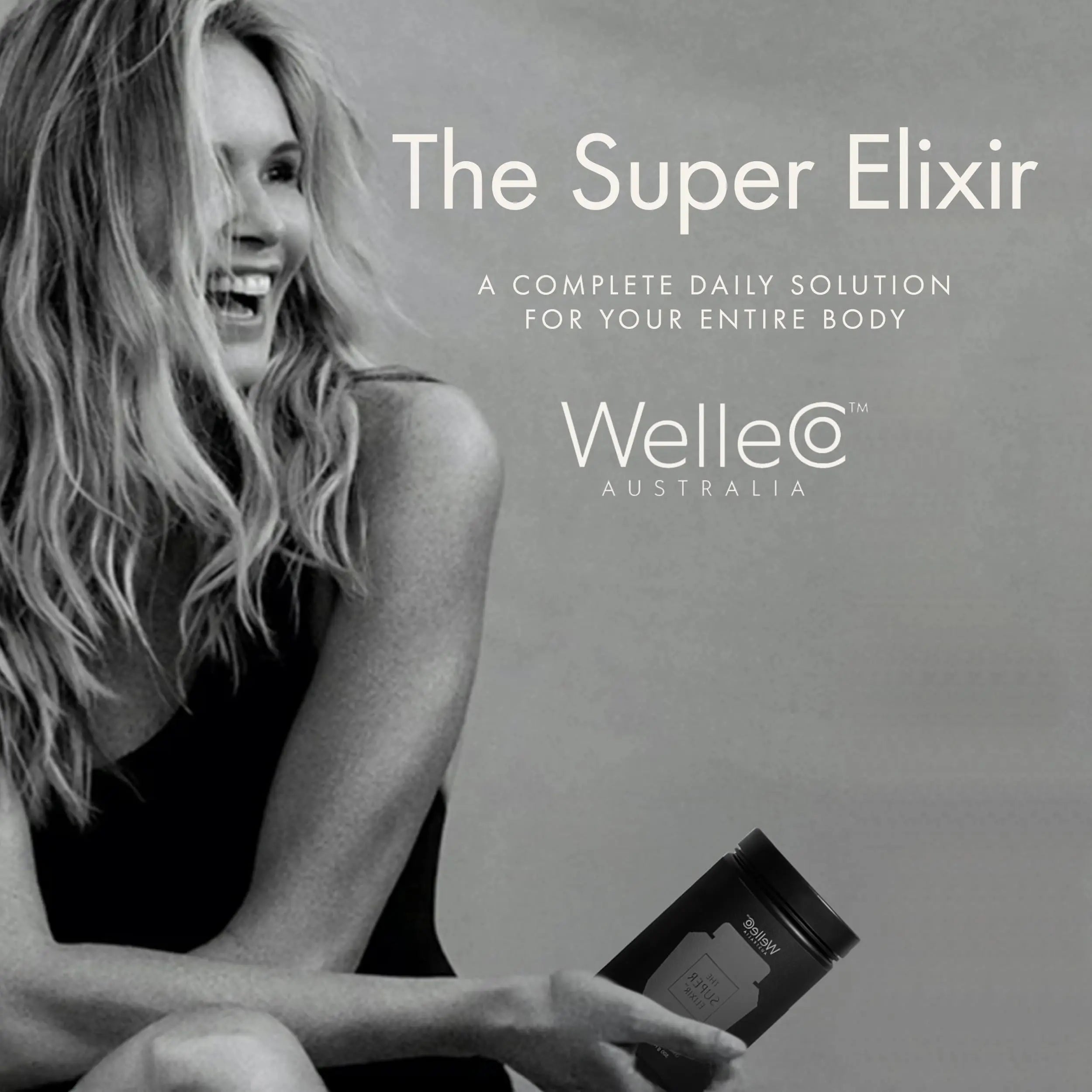 WelleCo The Super Elixir, Daily Greens Powder with Probiotics, Superfoods & Whole Foods, Unflavored Drink Mix for Gut Health, Immunity, Energy, Skin & Hair, 10.5oz Jar WelleCoAu supplements