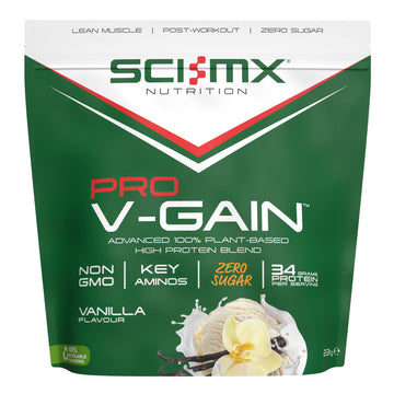 SCI-MX Pro-V Gain - 100% Vegan Vanilla Flavour Soy Protein Powder Isolate + B12 + Magnesium SCI-MXAu supplements