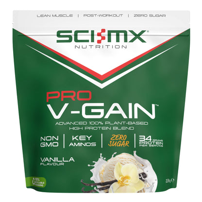 SCI-MX Pro-V Gain - 100% Vegan Vanilla Flavour Soy Protein Powder Isolate + B12 + Magnesium SCI-MXUS supplements