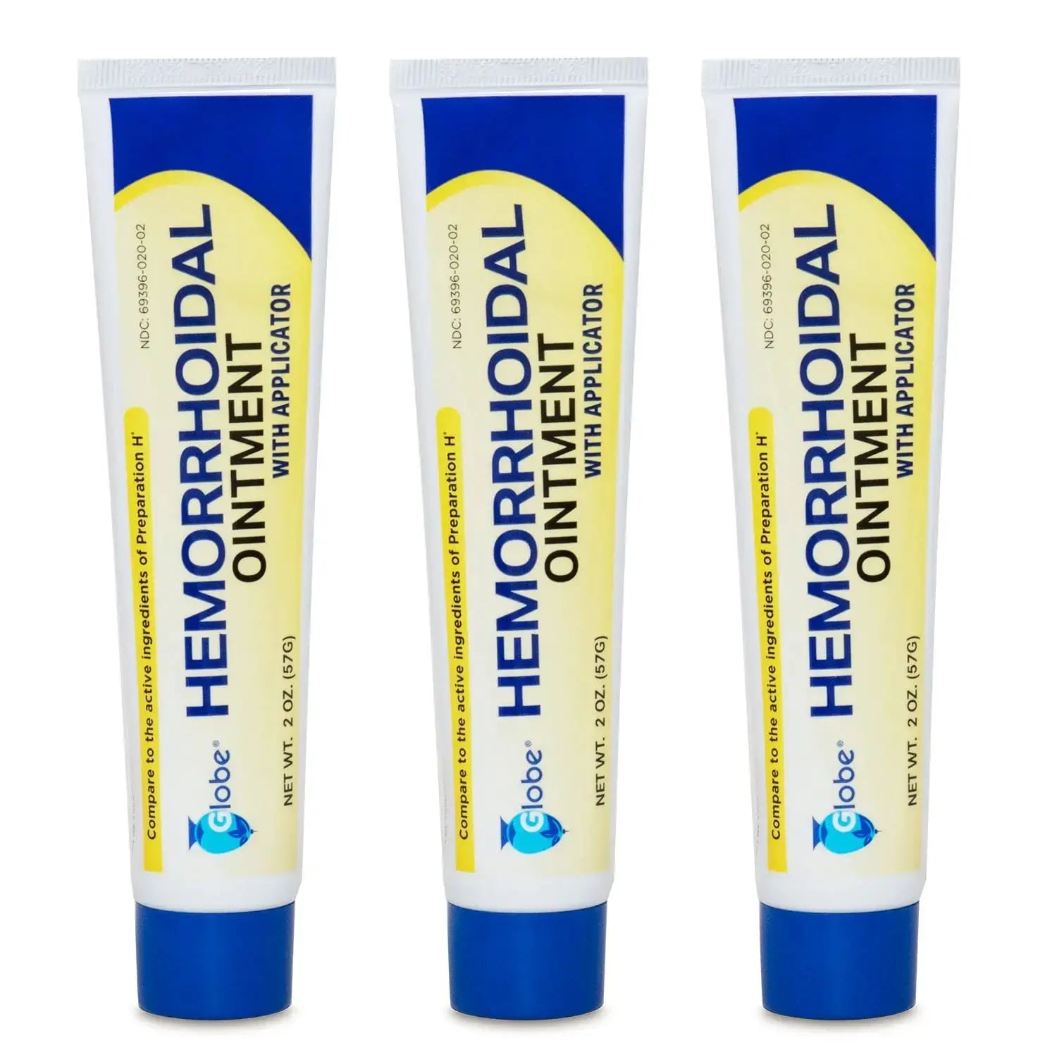 Hemorrhoidal Pain Relief Ointment 2 oz (56g) Per Tube Hemorrhoid Treatment for Fast Acting Itch, Swelling, and Maximum Strength Pain Relief (3 Pack) Hemorrhoidal OintmentAu supplements