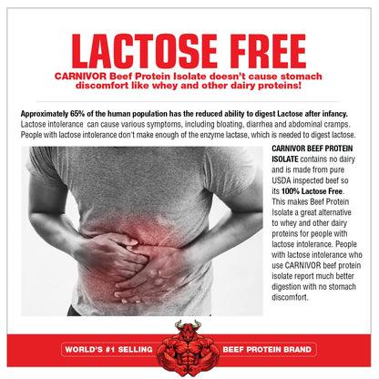 MuscleMeds CARNIVOR Beef Protein Isolate Powder, Muscle Building, Recovery, Lactose MuscleMedsUS supplements