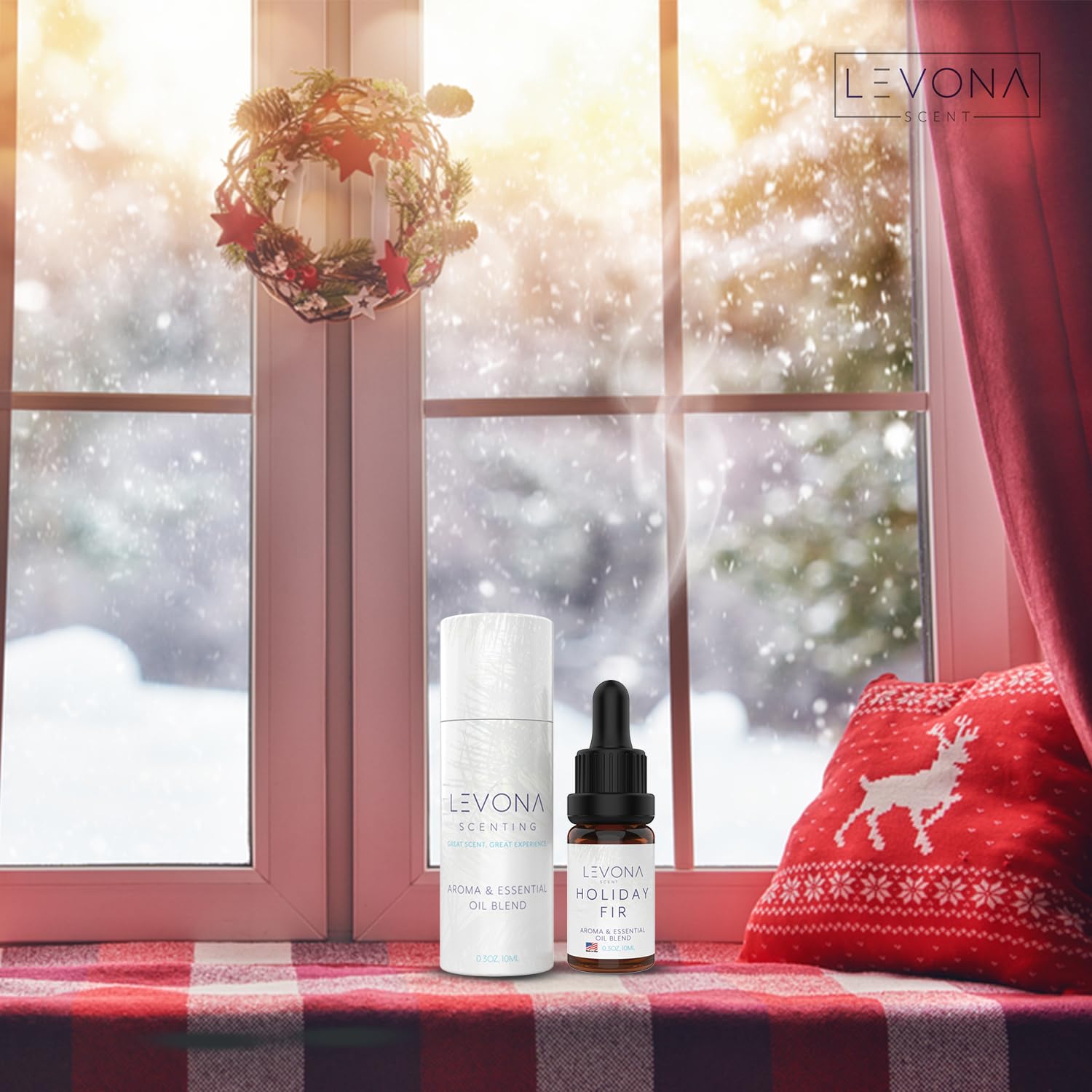 Levona Scent Christmas Essential Oils for Diffuser: Holiday Fir Essential Oil for Diffusers for Home LEVONA SCENTAu supplements
