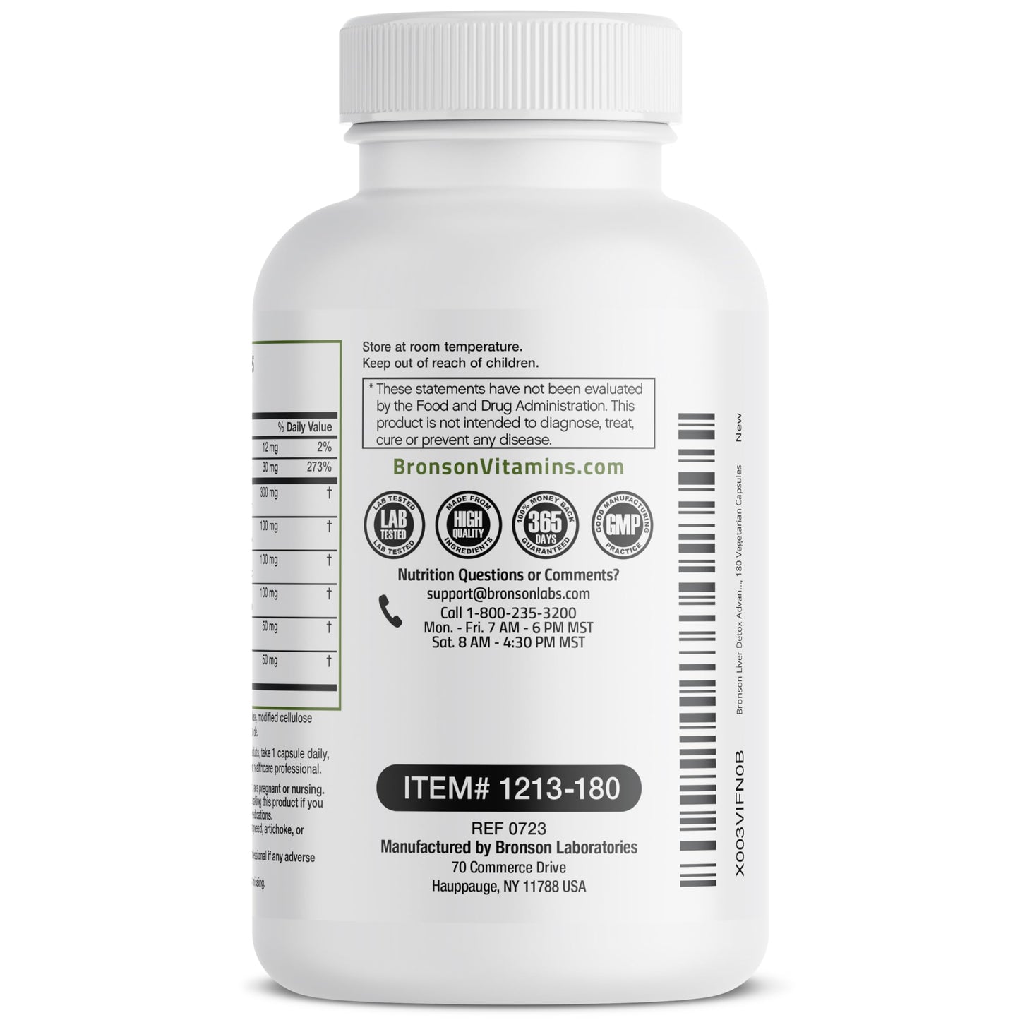 Bronson Liver Detox Advanced Detox & Cleansing Formula Supports Health Liver Function BronsonUS supplements