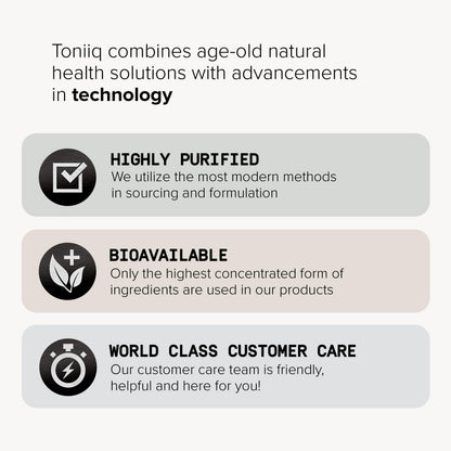 Toniiq Ultra High Strength Berberine HCl 500mg from The Himalayas - Berberine Suppleme ToniiqUS supplements