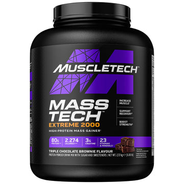 MuscleTech MassTech Extreme Protein Powder, Weight & Muscle Mass Gainer, Whey Mass Protein Powder MuscletechAu supplements