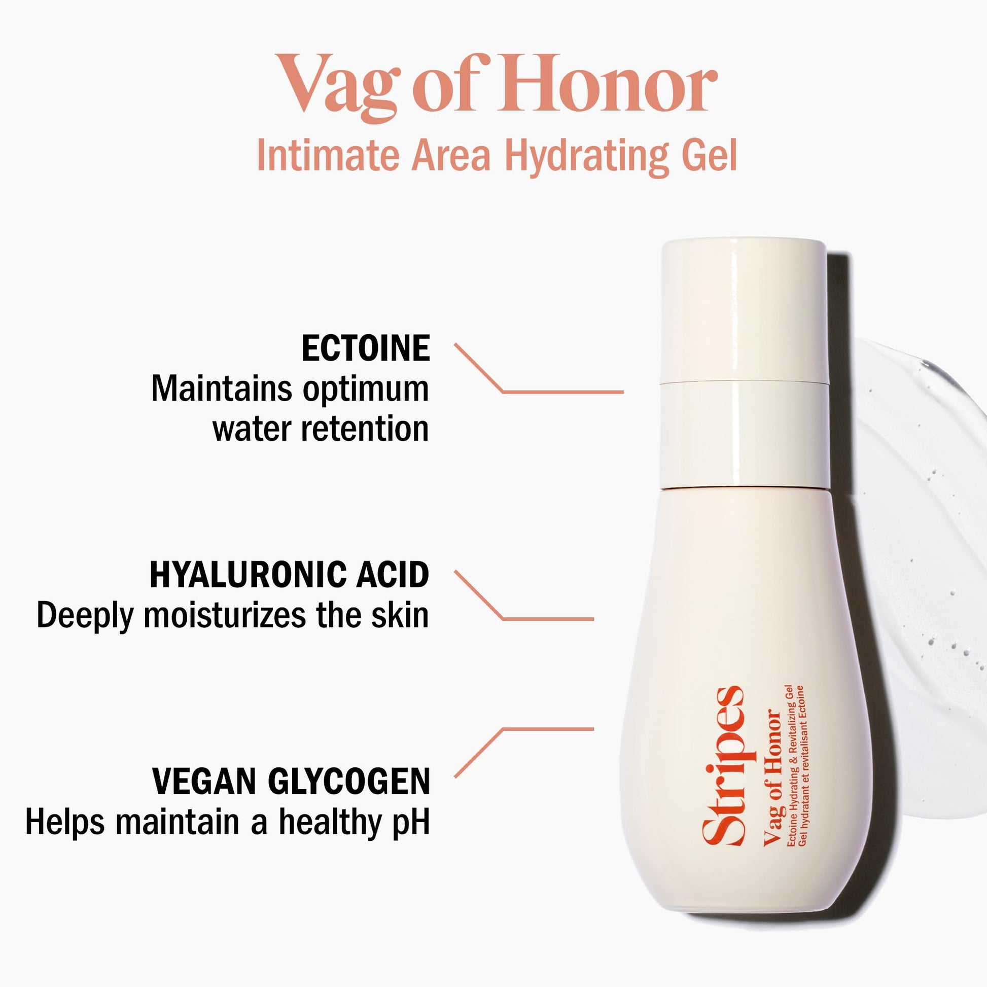 STRIPES by Naomi Watts - Vag Of Honor - Hydrating Gel For Relieving Vaginal Dryness STRIPESAu supplements
