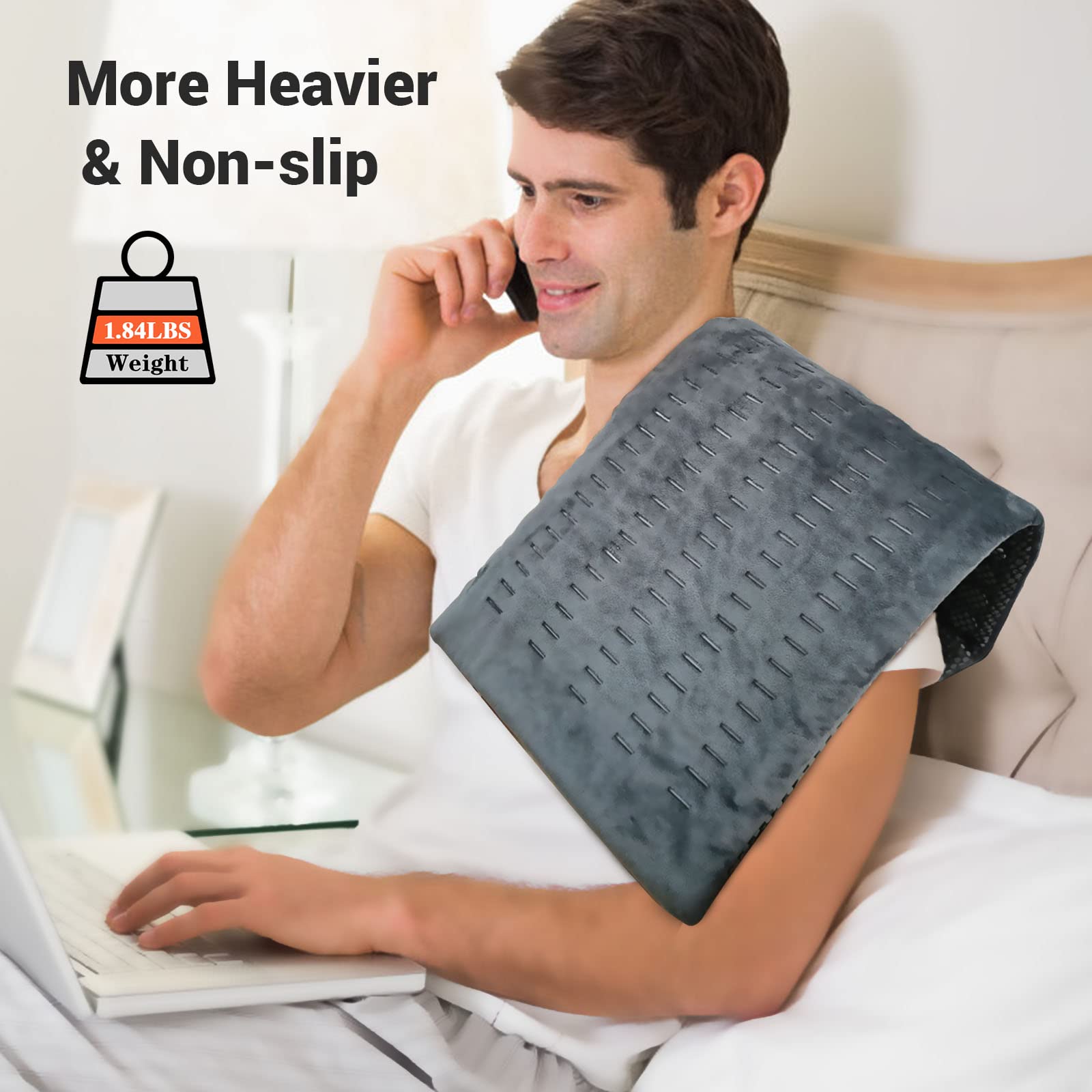 ZXU Jade Stone Heating pad, Nature Jade Electric Heating Pad for Back Pain and Cramps Relief,XL King Size Hot Heated Pad with 12 Heat Level,1-24h Auto-Off,Stay on Function, Hot Heated Pad ZXUAu supplements