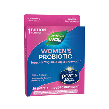 Nature's Way Women's Probiotic Pearls, Supports Vaginal and Digestive Health*, 1 Billion Live Cultures Nature's WayAu supplements