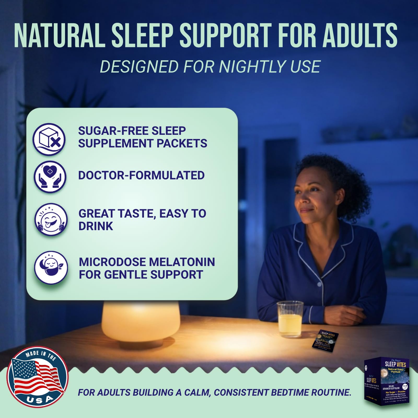 Dr. Price’s Natural Sleep Aid Powder – Berry-Citrus, 30 Packs | Sleep Powder Drink Mix with Magnesium, Microdose Melatonin & Tryptophan | Sleep Support for Adults | Doctor-Formulated, Made in USA Dr. Price's VitaminsAu supplements
