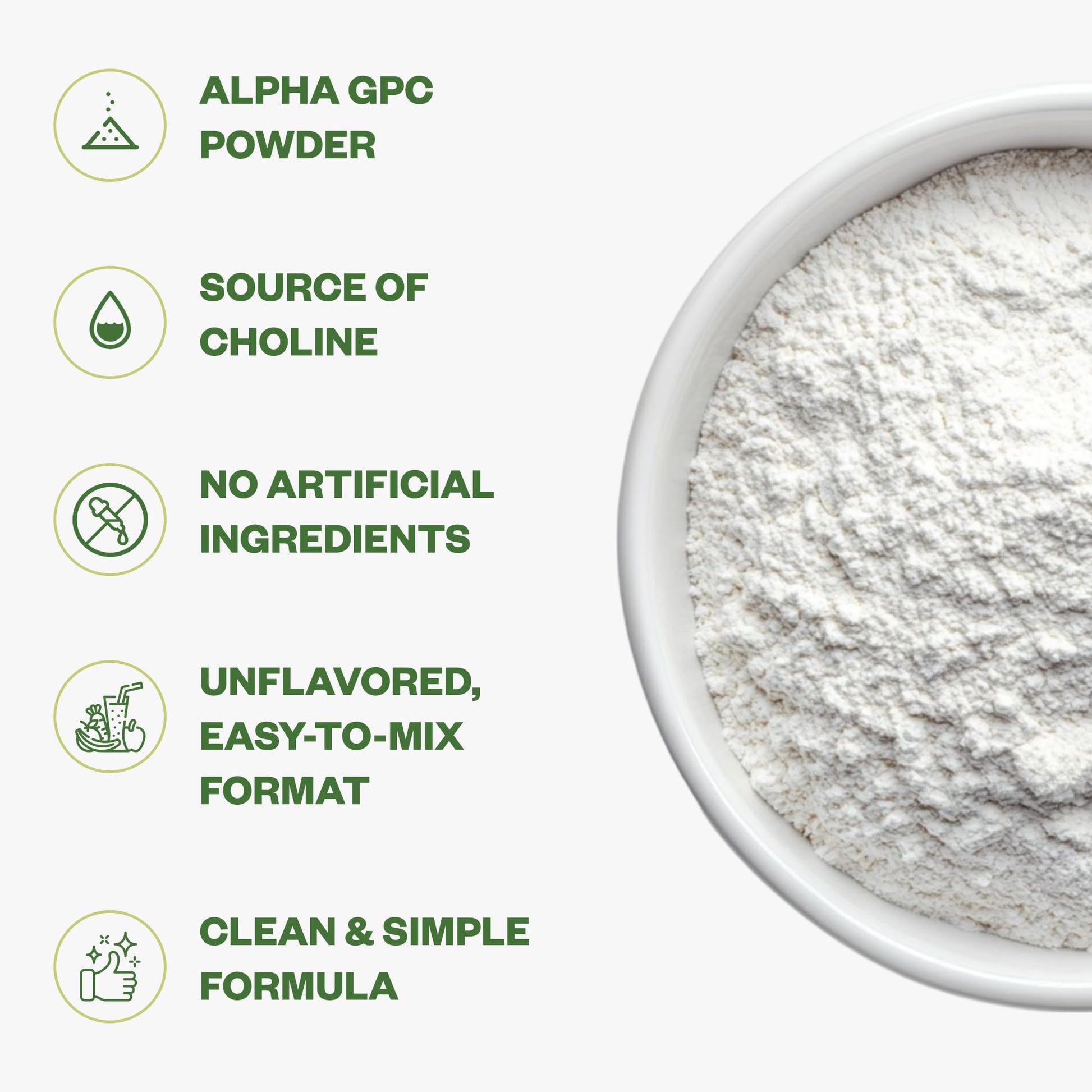 Purisure Alpha GPC Powder, 25 g, Pure Alpha GPC Choline Supplement for Brain and Focus, CDP Choline Supplements for Memory Performance & Concentration, No Fillers, Non-GMO, Offers 41 Servings PurisureAu supplements
