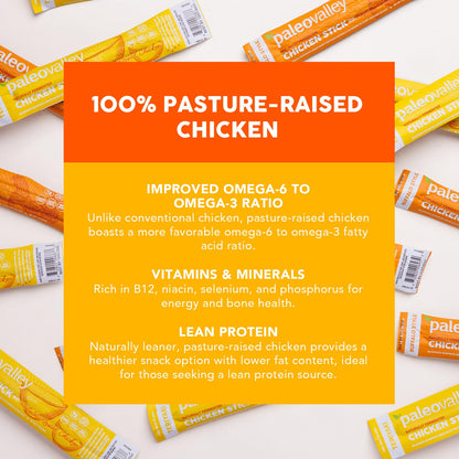 Paleovalley Pasture-Raised Chicken Sticks – 10 Pack – 7g Protein per Stick – Keto-Friendly, Paleo, Gluten-Free, Nitrate-Free – On-the-Go Snack (10 Pack, Teriyaki) PaleovalleyUS supplements