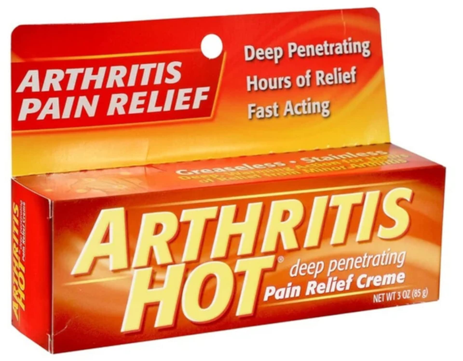 Arthritis Hot Pain Relief Creme 3 oz (Pack of 2) ChattemAu supplements