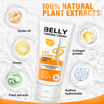 B Flat Belly Firming Cream, Skin Tightening & Cellulite Cream, Moisturizing Firming Lotion Weeping Willow Oil CoUS supplements