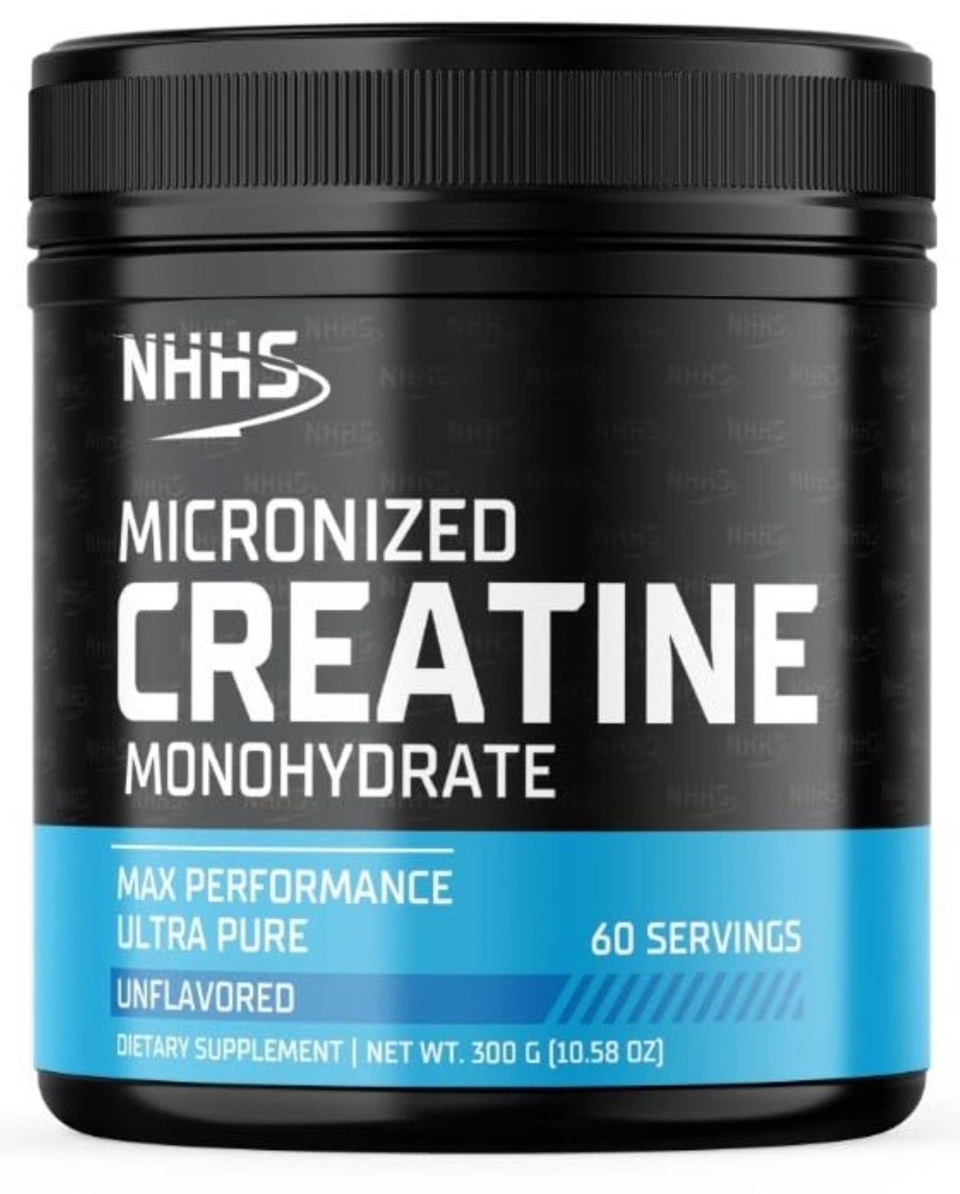 NHHS Micronized Creatine Monohydrate – Supports Strength & Muscle Performance | Ultra-Pure, Unflavored, 60 Servings, 300 Grams – Made in USA, Gluten-Free, Non-GMO NHHSAu supplements