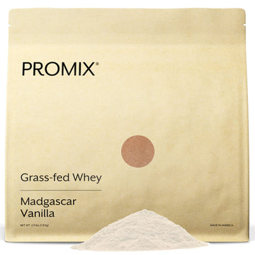 Promix Whey Protein Powder, Vanilla - 2.5lb Bulk - Grass-Fed & 100% All Natural ProMix NutritionUS supplements