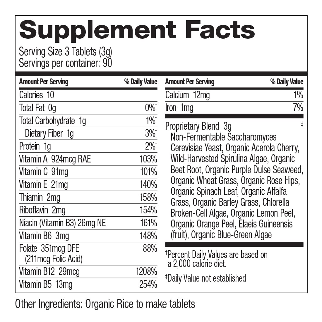 Dr. Schulze's | SuperFood 100 | Vitamin & Mineral Herbal Concentrate | Dietary Supplement Dr. Schulze'sUS supplements