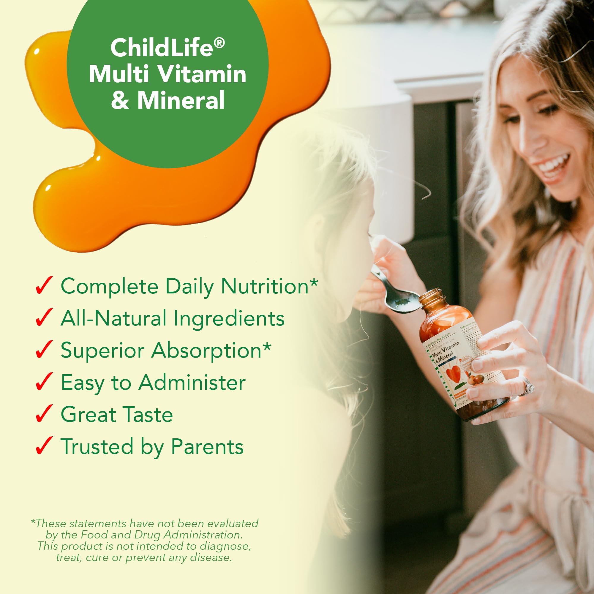 CHILDLIFE ESSENTIALS Kids Multivitamin & Mineral - Kids Vitamins, Liquid Multivitamin for Kids, Toddler Multivitamins, Liquid Vitamins, Baby Multivitamin - Natural Orange & Mango, 8 Fl Oz (Pack of 4) CHILDLIFE ESSENTIALSAu supplements