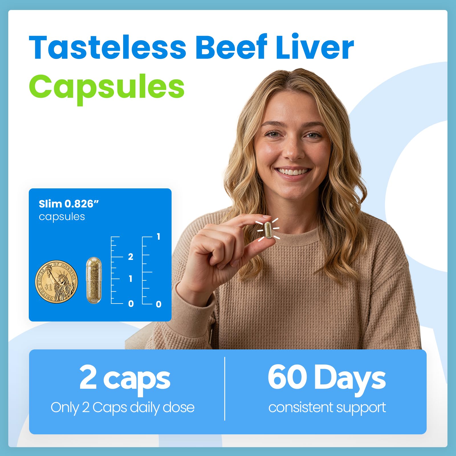 VCCVBB Beef Organ Supplements for Women, Beef Liver, Kidney, Heart, Uterus Tissue, Hormonal Balance, Immune Support,Natural Iron Vitamins Supplements for Energy, Grass Fed Pasture Raised 120 Capsules VCCVBBAu supplements