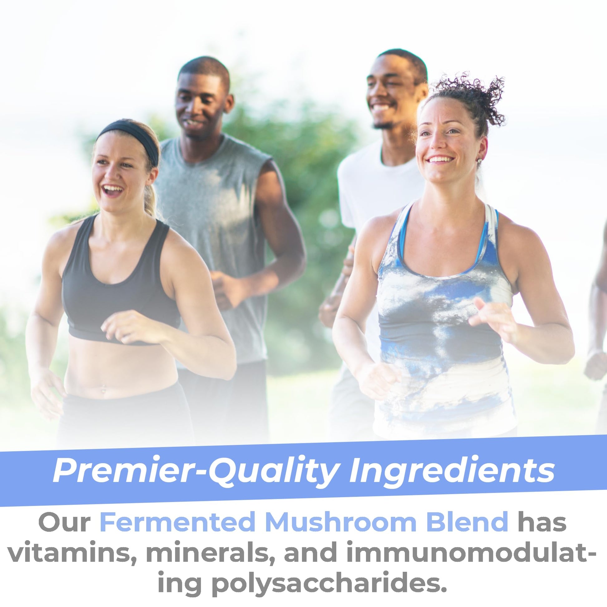 Premier Research Labs Premier Fermented Mushroom Blend - Reishi Mushroom Powder, Mushroom Extract for Drinks, Coffee, Mushroom Complex with Turkey Tail, Cordyceps for Immune & Gut Health - 7.4 oz Premier Research LabsAu supplements