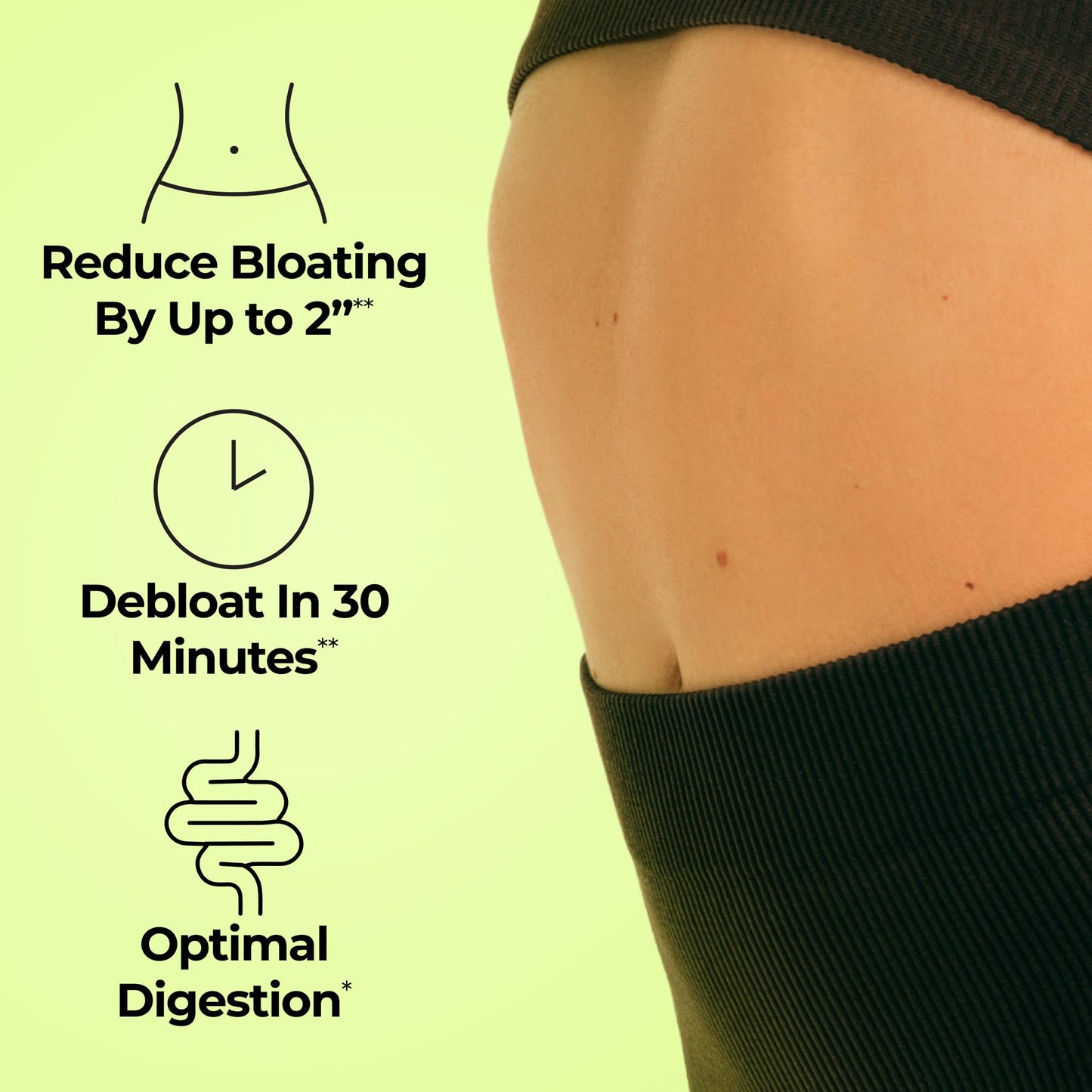 HUM Flatter Me Digestive Enzymes for Women & Men, Digestive Health Bloating Supplement with Ginger & Peppermint Leaf, Fast Acting Anti Bloat Pills Multi Enzyme for Debloating, Vegan, 60 Capsules HUMUS supplements