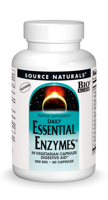 Source Naturals Essential Enzymes 500mg Bio-Aligned Multiple Enzyme Source NaturalsUS supplements