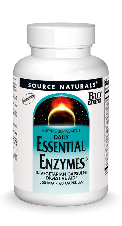 Source Naturals Essential Enzymes 500mg Bio-Aligned Multiple Enzyme Source NaturalsUS supplements