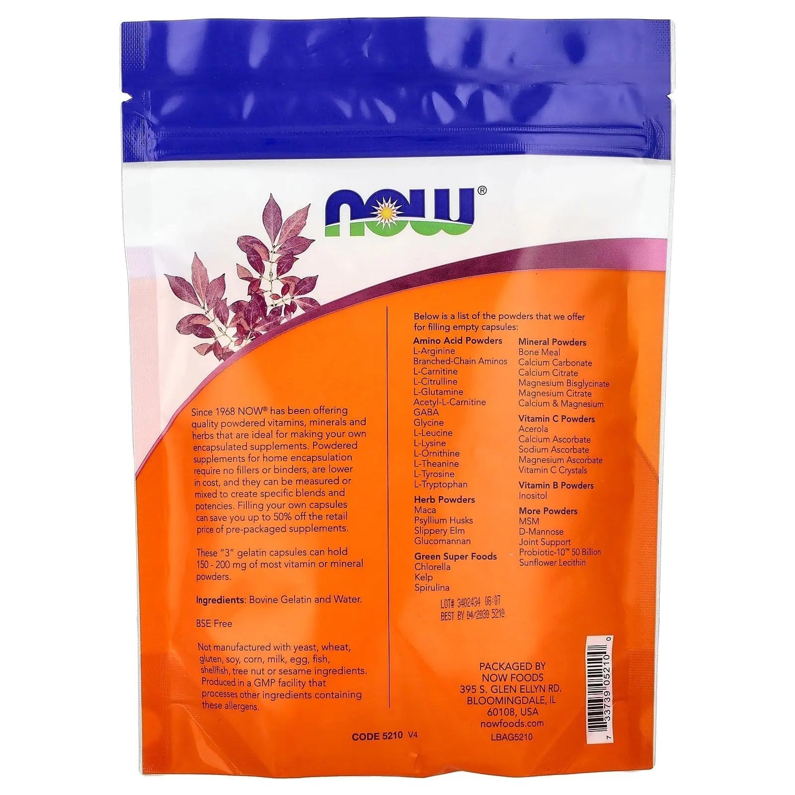 Now Foods Empty Gel Caps #3 1000 Caps NOW FoodsAu supplements