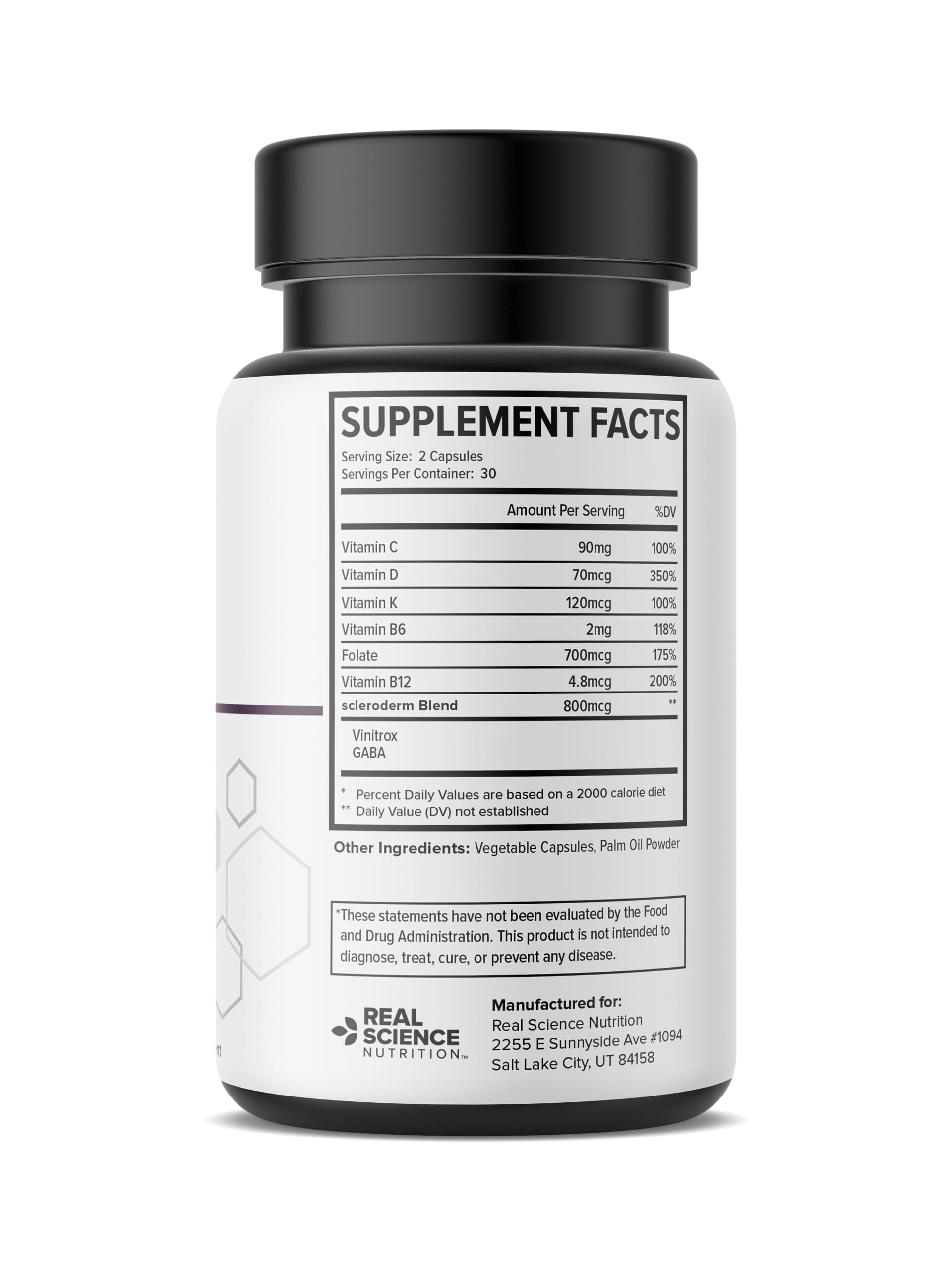 Real Science Nutrition ScleroEase Miracle Offers Relief to sufferers of Scleroderma, Supporting Flexible & Supple Skin, Comfortable Joint Movement, Comfortable Digestion, and Healthy Skin Real Science NutritionAu supplements
