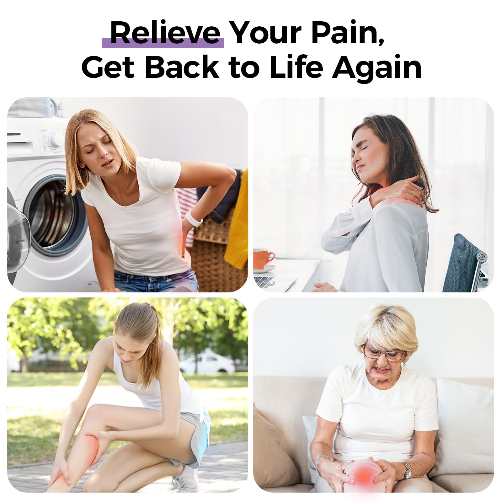 AUVON Max Strength Lidocaine Pain Relief Roll-On with Lavender Essential Oil, No Mess Applicator, Quick Absorbing to Numb & Soothe Pain Relief for Knees, Shoulders, 2.5 Oz, 2 Packs AUVONAu supplements