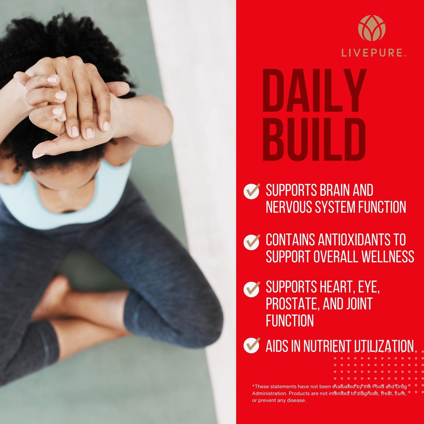 PURE Daily Build | 120 Capsules | Advanced Multivitamin Supplement | Enhanced with Essential Vitamins, Minerals PUREUS supplements