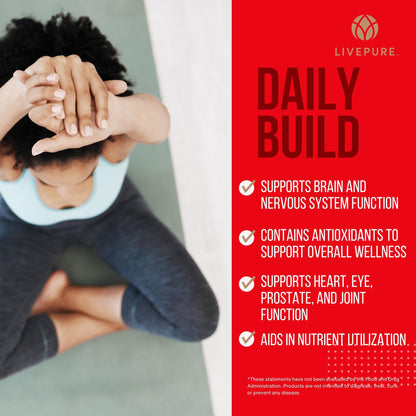 PURE Daily Build | 120 Capsules | Advanced Multivitamin Supplement | Enhanced with Essential Vitamins, Minerals PUREUS supplements